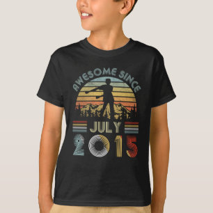 4th Birthday Boy July 2015 Floss Like A Boss T-Shirt