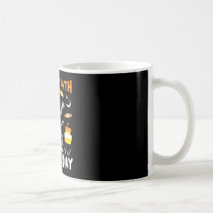 4th birthday kids funny skeleton 4th birthday coffee mug