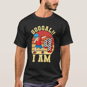 4th Birthday Soccer Themed Birthday Party 4 Years  T-Shirt