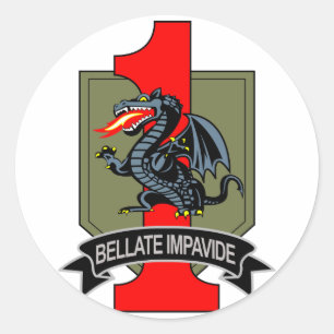 4th Brigade Classic Round Sticker