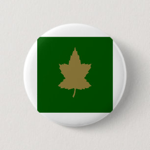 4th Canadian Armoured Division 2 Inch Round Button
