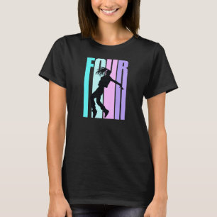 4th Dance Birthday For Girls Hiphop Dancer Breakda T-Shirt