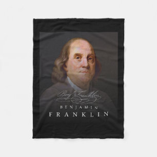 4th Founding Father Ben Benjamin Franklin Tee Fleece Blanket