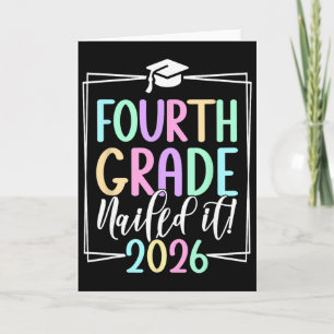 4th Grade 2026 Fourth Grade Graduation _2  Card