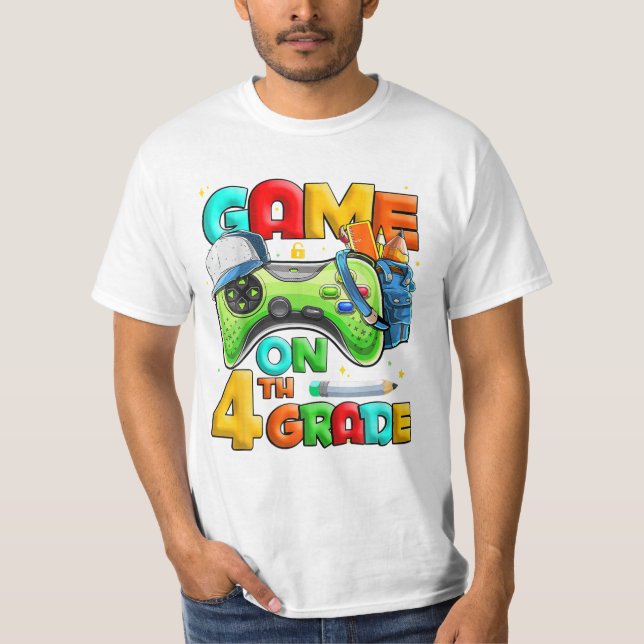 4th Grade Back To School T-Shirt (Front)