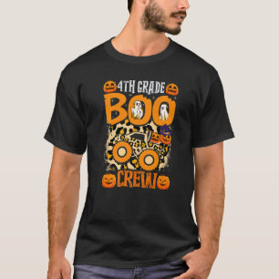 4th Grade Boo Crew Teacher Student Halloween Costu T-Shirt