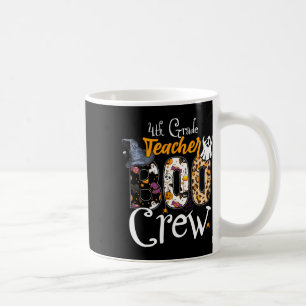 4th Grade Boo Crew Witch Hat Fall Halloween Costum Coffee Mug