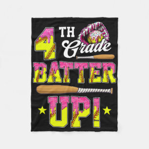 4th Grade Butter Up Softll Ice Cream Drip Ck To Sc Fleece Blanket