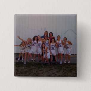 4th Grade Girls Basketball Button