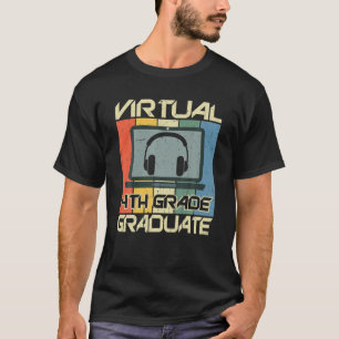 4Th Grade Graduation Gamer Virtual Graduate 2022 T-Shirt
