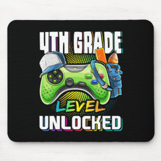 4th Grade Level Unlocked Video Game Ck To School B Mouse Pad