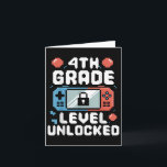 4th Grade Level Unlocked Video Game Gifts Back To  Card<br><div class="desc">4th Grade Level Unlocked Video Game Gifts Back To School</div>