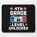 4th Grade Level Unlocked Video Game Gifts Back To  Mouse Pad<br><div class="desc">4th Grade Level Unlocked Video Game Gifts Back To School</div>