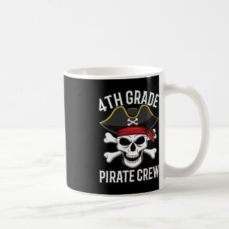 4th Grade Pirate Crew Halloween Costume Student Te Coffee Mug