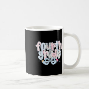 4th Grade Preppy Coquette Bow Girly Back To School Coffee Mug