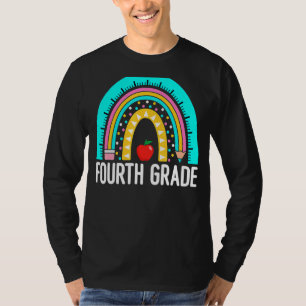 4th Grade Rainbow Teacher Team Fourth Grade Squad T-Shirt