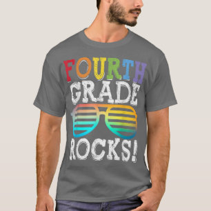 4th Grade Rocks Fourth Grade Squad Back To School T-Shirt