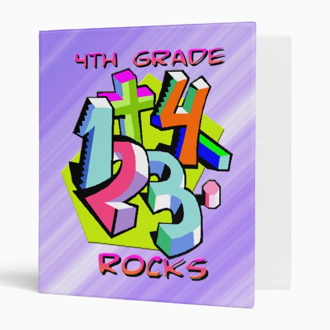 4th Grade Rocks - Numbers Binder (Front/Inside)