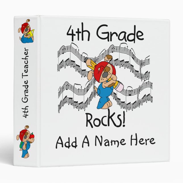 4th Grade Rocks Teacher Binder (Front/Spine)