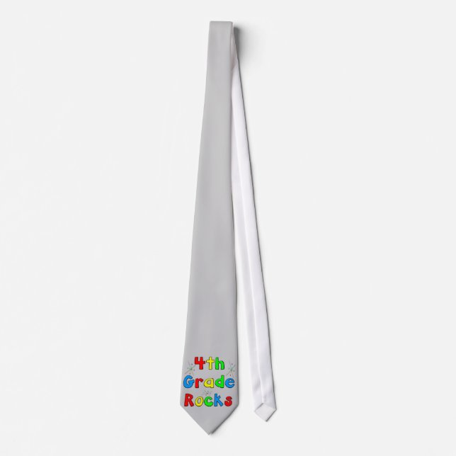 4th Grade Rocks Tie (Front)