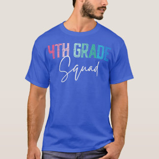 4th Grade Squad Appreciation Day Cute Hello Back T T-Shirt