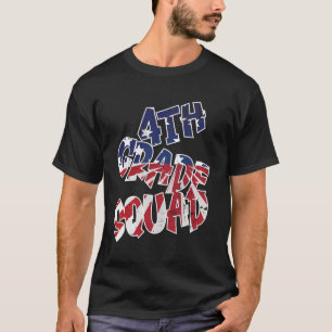4Th Grade Squad S Teachers Kids S Back To School T-Shirt