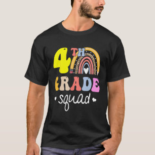 4th Grade Squad Teachers Kids Fourth Grade Back to T-Shirt