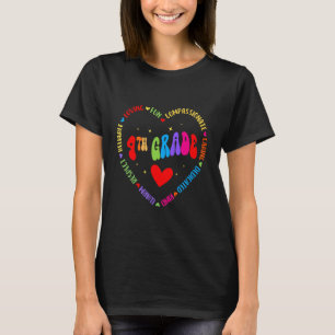 4th Grade Teacher Back To School First Day Fourth  T-Shirt