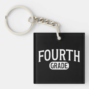 4th Grade Teacher Keychain