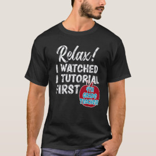 4th Grade Teacher Watch Tutorials First Day Back T T-Shirt