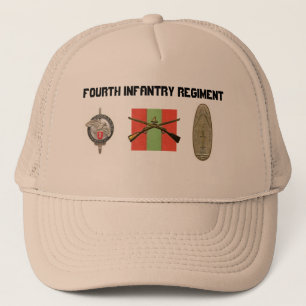 4th INF 56th FA Pershing Pro French Commando Trucker Hat