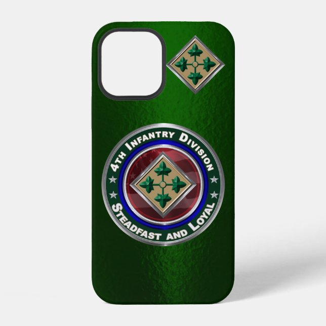 4th Infantry Division Customized iPhone Case (Back)