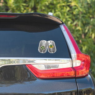 4th Infantry Division Dog Tags Car