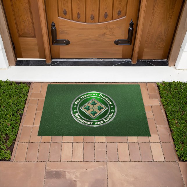 4th Infantry Division Doormat (Outdoor)
