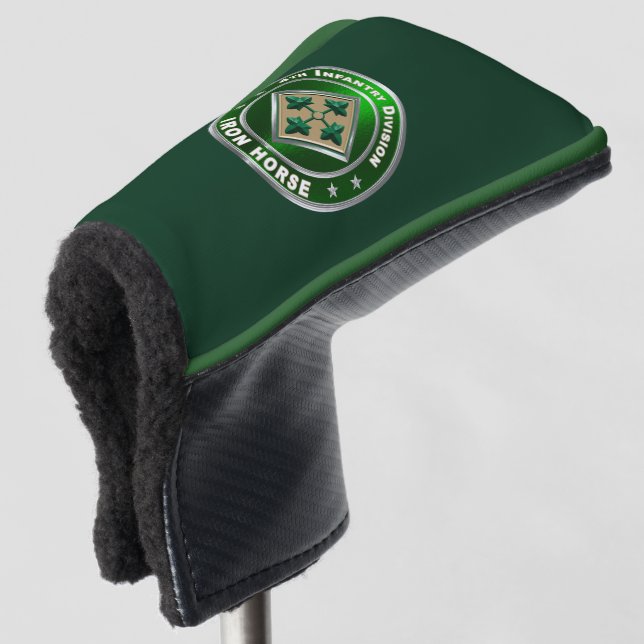 4th Infantry Division  Golf Head Cover (3/4 Front)