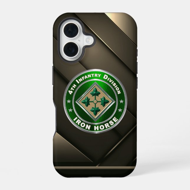 4th Infantry Division  iPhone 16 Case (Back)