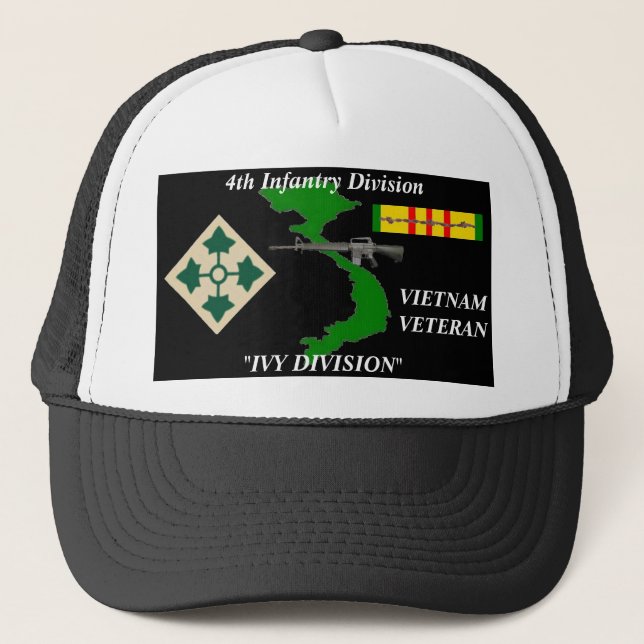 4th Infantry Division" Ivy Division" Ball Caps (Front)