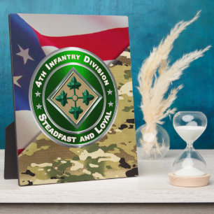 4th Infantry Division  Plaque
