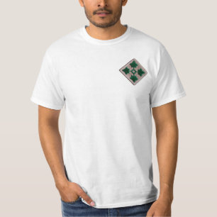 4th infantry division veterans vets Iraq Vietnam T-Shirt