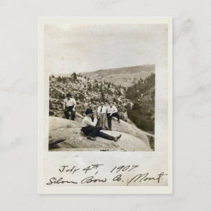 4th July 1907 Silver Bow, Montana Postcard