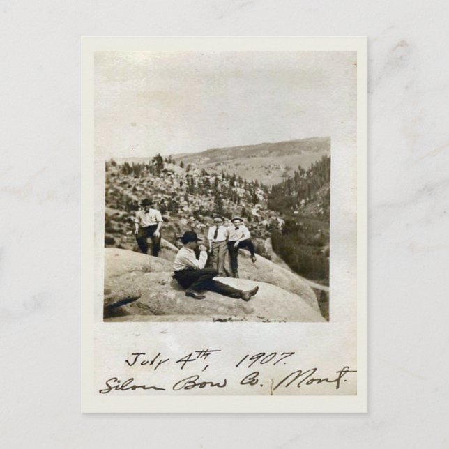 4th July 1907 Silver Bow, Montana Postcard (Front)