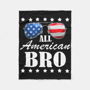 4th July America Independence Day Patriot Usa Mens Fleece Blanket