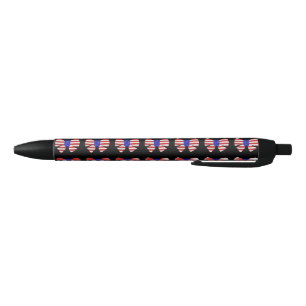 4th July Apparel America USA Flag Patriotic ribbon Black Ink Pen