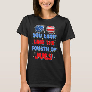 4th july apparel USA american flag 4th of july for T-Shirt