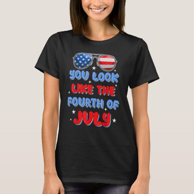 4th july apparel USA american flag 4th of july for T-Shirt (Front)