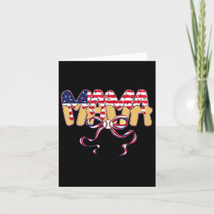 4th July Baseball Mama Ice Cream Drip Baseball Mom Card