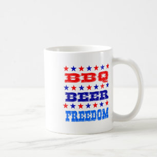 4th July Bbq Beer Freedom Shirt America Proud Amer Coffee Mug