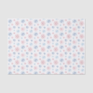 4th July Fireworks In Red White Blue Watercolors Tissue Paper