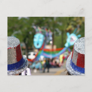 4th July hats Postcard