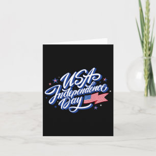 4th July Independence Day Usa Flag Patriotic Ameri Card